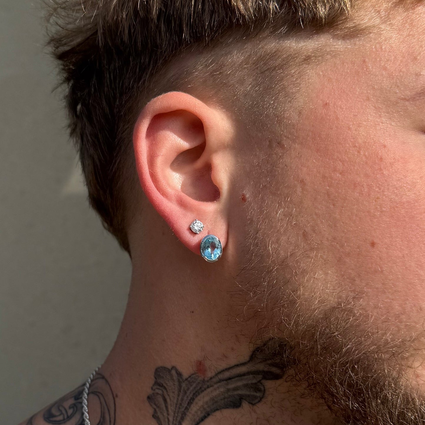 Boucle d'oreille Gemme