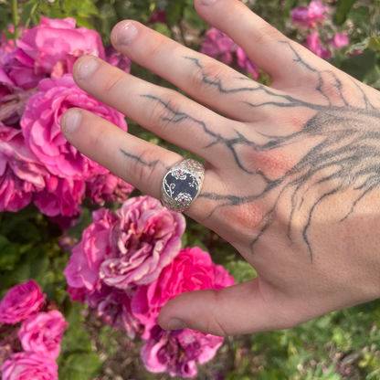 Chevalière Rose Sauvage