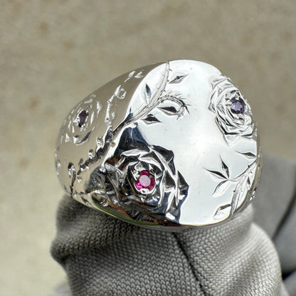 Chevalière Rose Sauvage