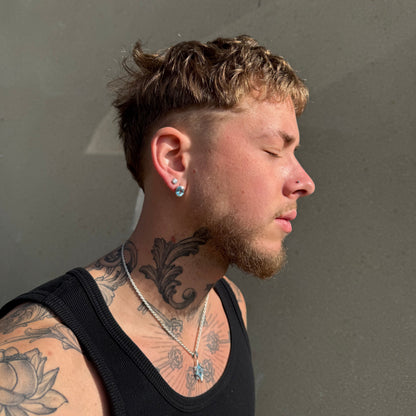 Boucle d'oreille Gemme